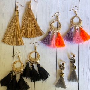Tassel earrings bundle